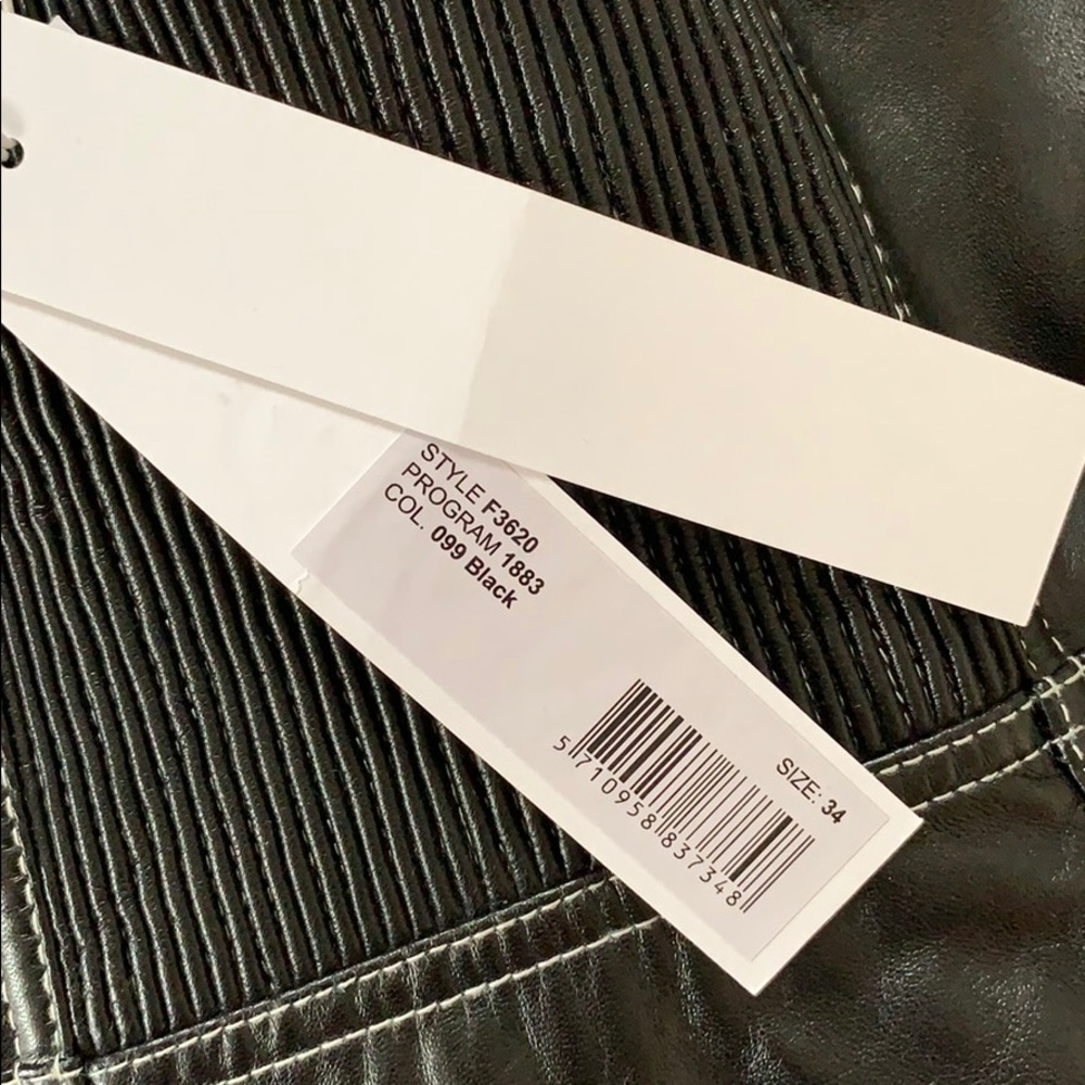 Ganni Leather Mini Dress NWT sz XS - Picture 4 of 8